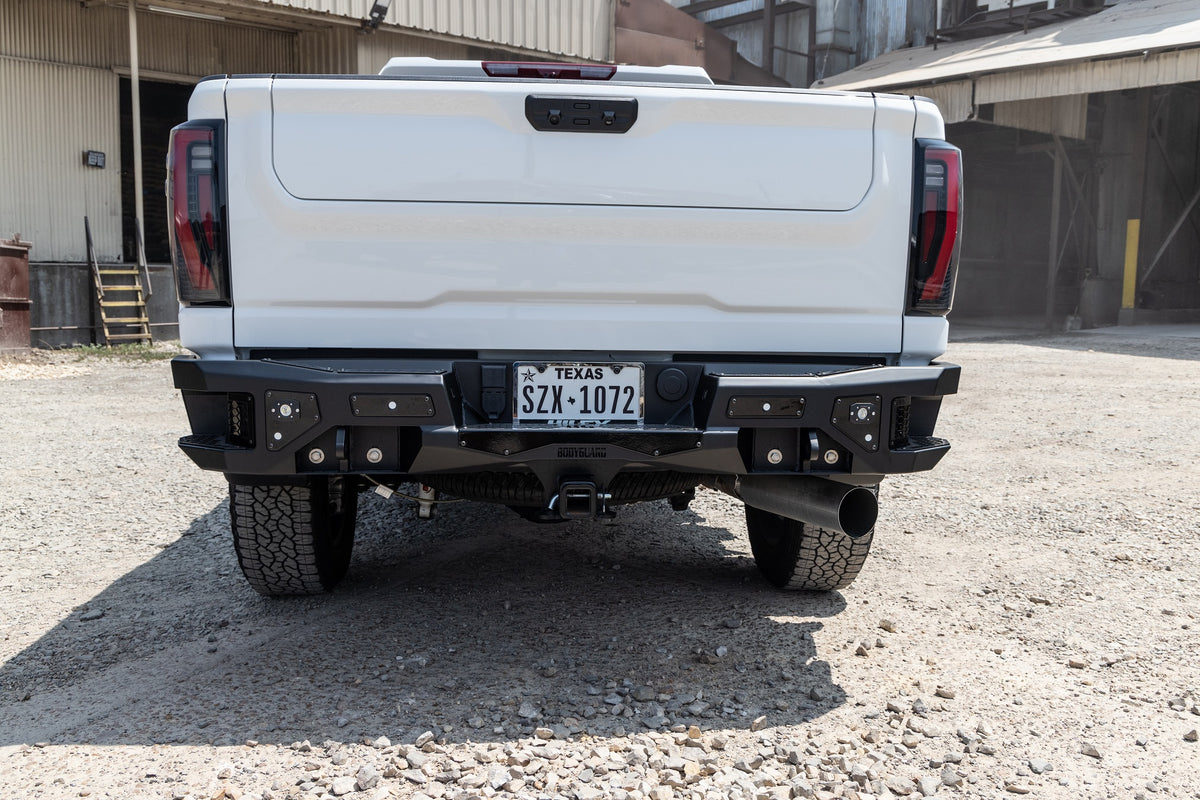 Bodyguard Freedom Series Rear Bumper for 2020-2026 Chevrolet Silverado / GMC Sierra 2500 HD / 3500 HD