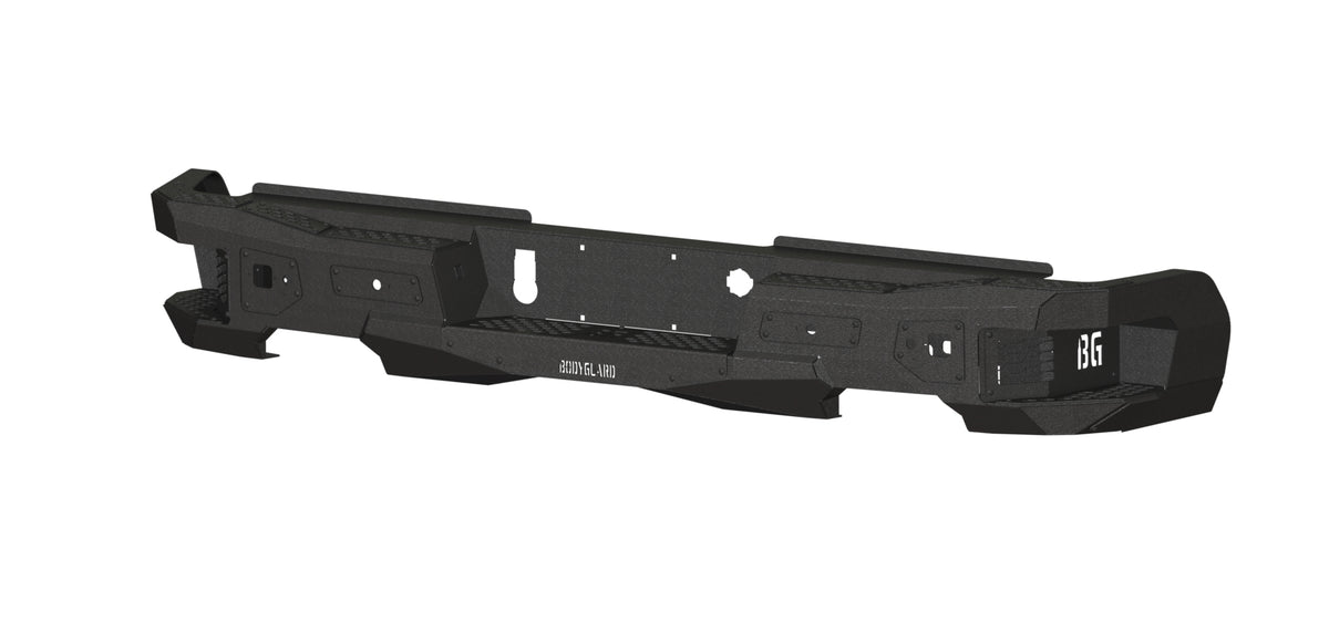Bodyguard Freedom Series Rear Bumper for 2019-2026 Chevrolet Silverado / GMC Sierra 1500 - Bare Metal
