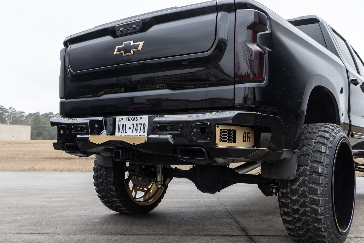 Bodyguard Freedom Series Rear Bumper for 2019-2026 Chevrolet Silverado / GMC Sierra 1500