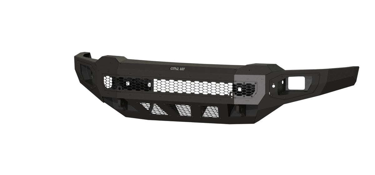 Bodyguard Freedom Series Base Front Bumper for 2024-2026 Chevrolet Silverado 2500 HD / 3500 HD - Textured Black Powder Coat