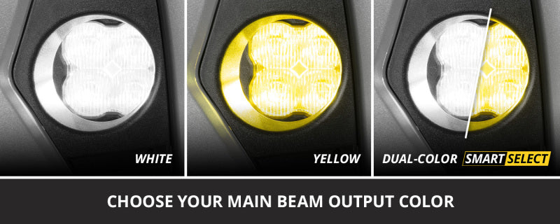 Diode Dynamics 96-17 Dodge Viper/ Ford F-150/Toyota Tundra/Sequoia/Tacoma SS3 LED Fog Light Kit - DD8939 - view 2