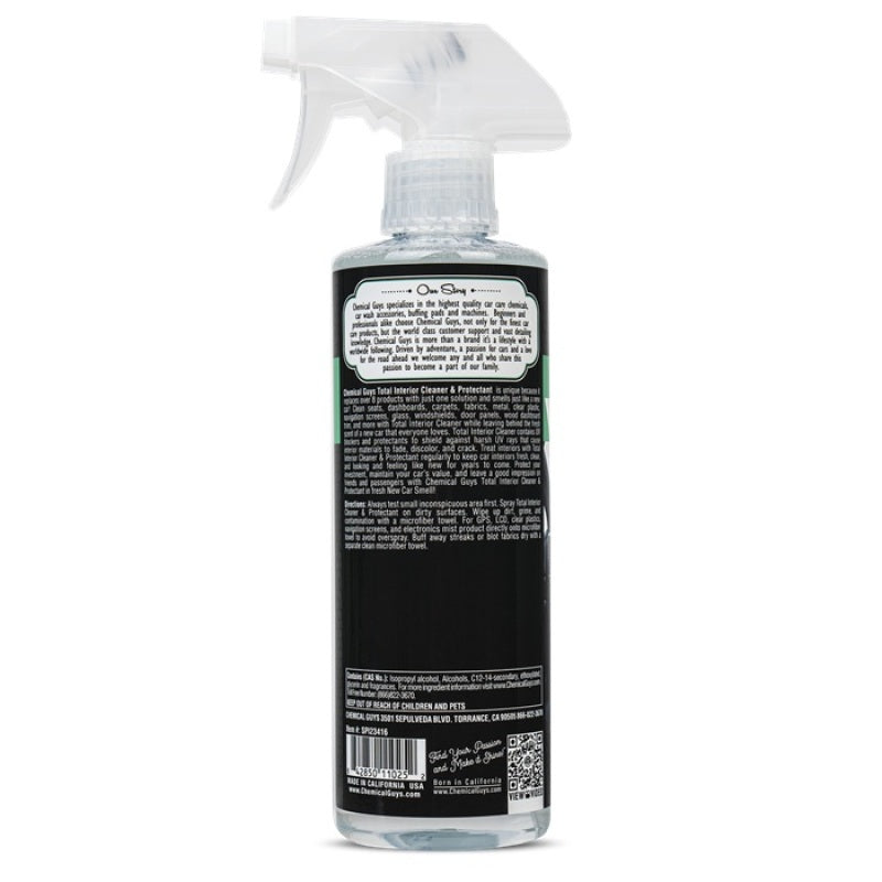 Chemical Guys 16oz Total Interior Cleaner & Protectant - New Car Scent (Case of 6) - SPI23416 - view 2