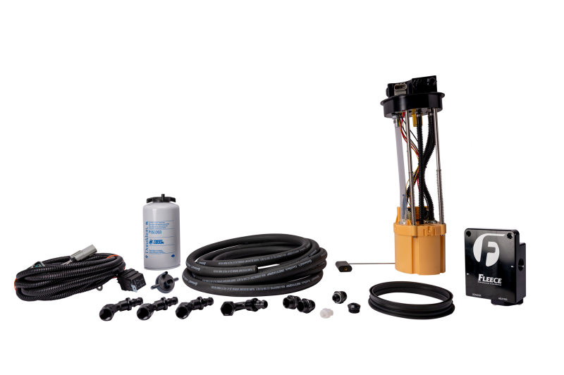 Fleece Performance Fuel System Upgrade Kit with PowerFlo Lift Pump - 1998.5-2002 Dodge Ram 2500/3500 5.9L 24-Valve Cummins (VP44) - Fleece part FPE-34754