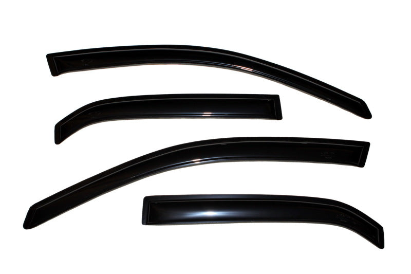 AVS Ventvisor Outside Mount Window Deflectors 4pc for 2002-2006 Mitsubishi Lancer - Smoke