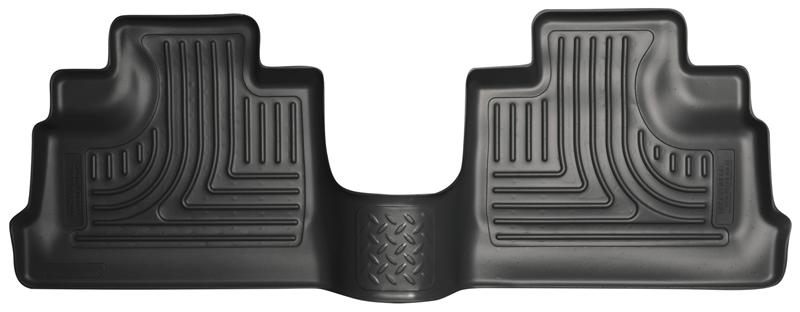 Husky Liners WeatherBeater Floor Liners - Jeep Wrangler & Gladiator - 11-12 Jeep Wrangler Unlimited (4 Door) WeatherBeater 2nd Row Black Floor Liners (part 19021)