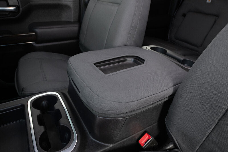 Covercraft 23-24 Ford Super Carhartt PrecisionFit Custom Second Row Seat Covers - Gravel - GTF4350CAGY