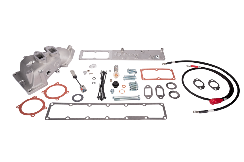 Fleece Performance Grid Heater & Intake Horn Upgrade Kit - 2007.5-2024 Ram 2500/3500/4500/5500 6.7L Cummins - Fleece part FPE-CUMM-IHK-0724