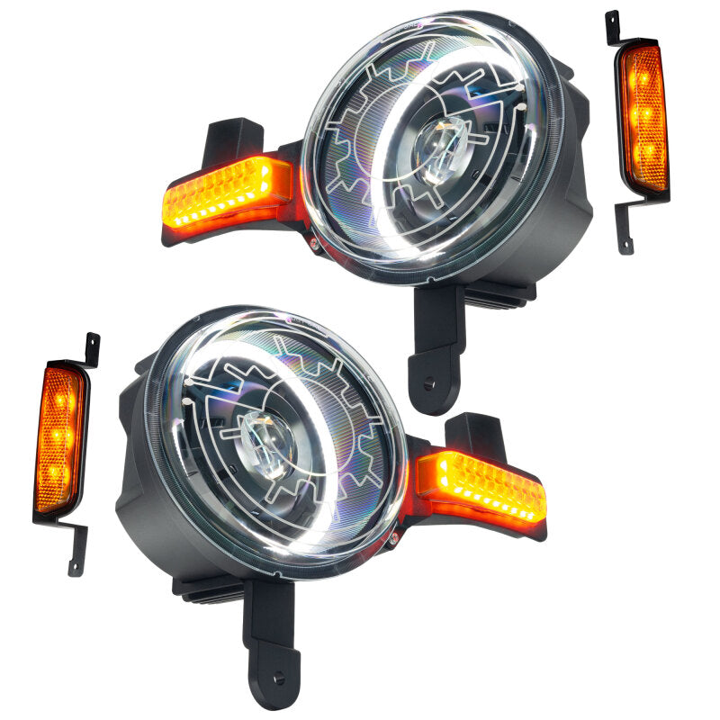 ORACLE Lighting 2021+ Ford Bronco Oculus Bi-LED Projector Headlights w/ Heated Lenses - 5886-111 - view 8