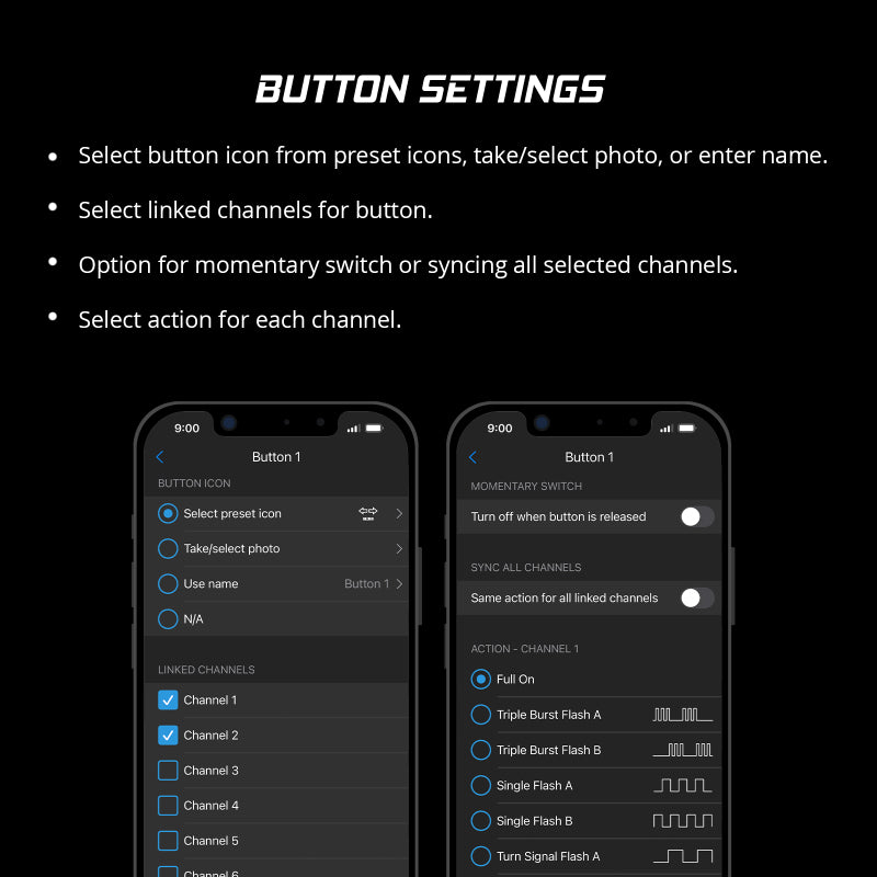 XKGLOW XKcommand Bluetooth Switch Panel for Lights 12V Accessory Offroad - XK-CMD-KIT - view 3