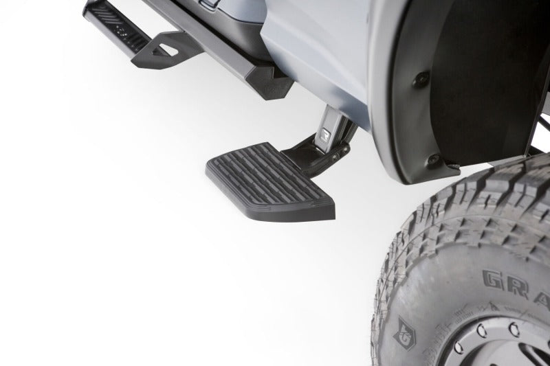 AMP Research BedStep2 Retractable Bed Side Step - 2019-2022 Ram 3500 Dually 8 ft. Bed - AMP Research part 75419-01A view 2