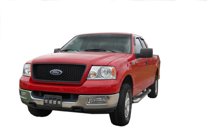 AVS Ventvisor Outside Mount Window Deflectors 4pc for 2004-2014 Ford F-150 Supercab - Smoke - view 4