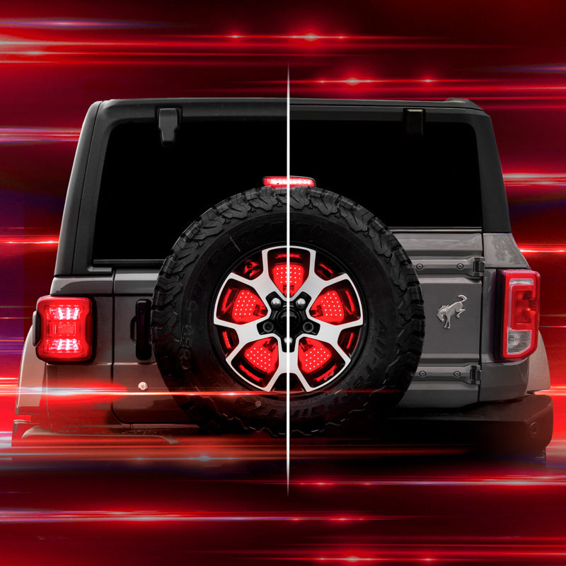 XKGLOW Bronco 5th Wheel Light w/ Brake, Running, Reverse and Turn Signal Lights - XK041019B