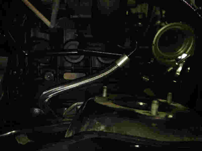 Fleece Performance Braided Turbo Drain Tube Kit for 2nd Gen Swaps - Universal Cummins 2nd Gen Swap Turbo Setups - Fleece part FPE-CTDT-KIT view 6