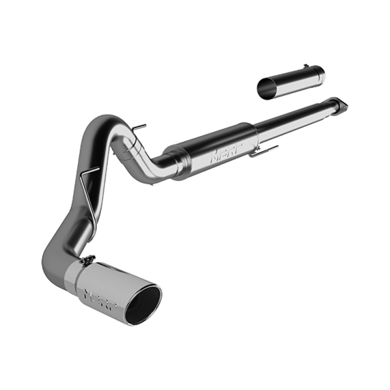 MBRP ARMOR Lite Cat-Back Exhaust - 2015-2020 Ford F-150 2.7L/3.5L EcoBoost 4in - MBRP part S5259AL view 2