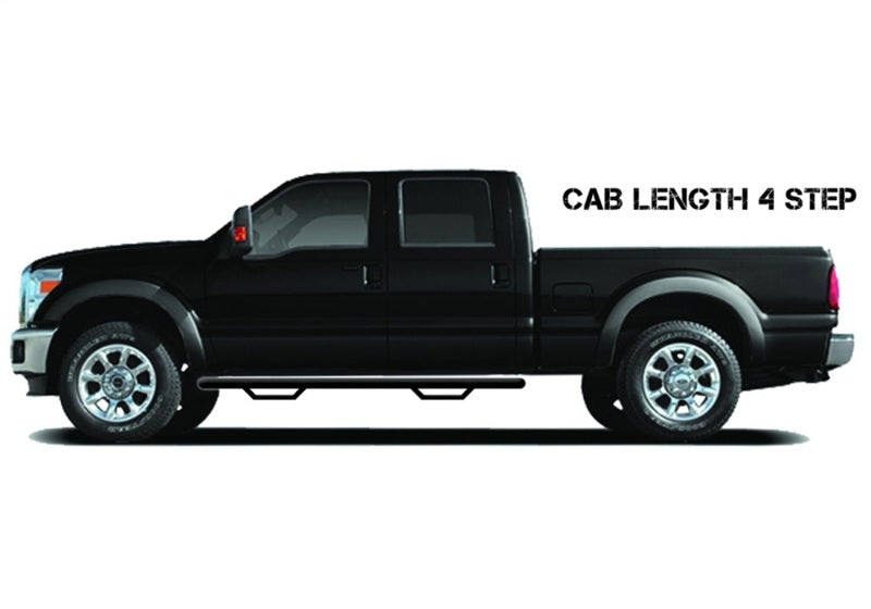 N-Fab Nerf Step Nerf Bars, Cab Length - 2014-2018 Silverado/Sierra 1500 Crew Cab - N-Fab part C1475CC view 2
