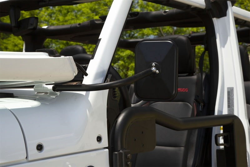 Rugged Ridge Rectangular Trail Mirror for 2018-2020 Jeep Wrangler JL/JT - view 5