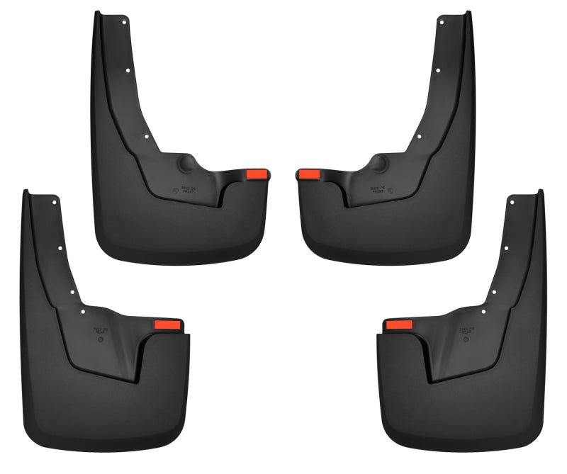 Husky Liners Custom-Molded Mud Guards - Ram 1500 - 19-22 RAM 1500 w/ OEM Fender Flares Custom-Molded Front & Rear Mud Guards (part 58136)