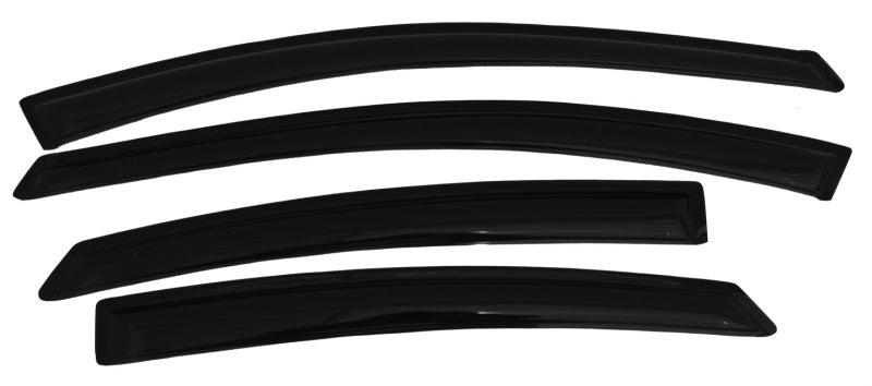 AVS Ventvisor Outside Mount Window Deflectors 4pc for 2011-2016 Hyundai Elantra (Excl. GT) - Smoke - view 3