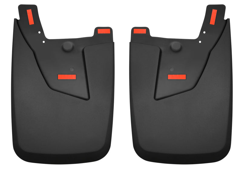 Husky Liners Custom-Molded Mud Guards - 19-22 Dodge RAM 2500/3500 w/ OEM Fender Flares Custom-Molded Rear Mud Guards