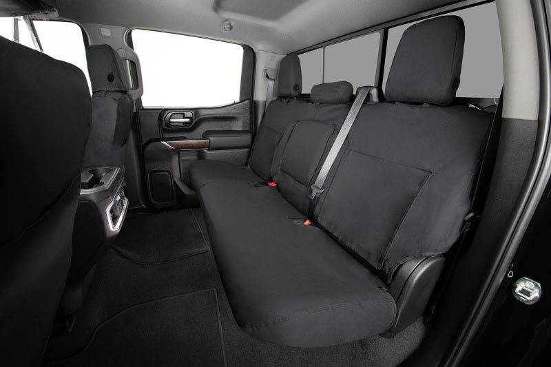 Covercraft 19-24 Dodge Ram Polycotton SeatSaver Custom Second Row Seat Covers - Charcoal - SS7527PCCH