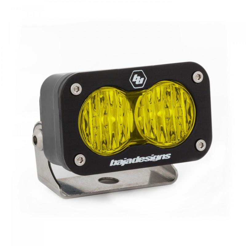 Baja Designs S2 Sport LED Light Pods - S2 Sport Wide Cornering Pattern LED Work Light - Amber (part 540015)