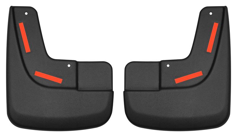 Husky Liners Custom-Molded Mud Guards - Ford F-150 - 2017-2018 Ford F-150 Raptor Custom-Molded Front Mud Guards (part 58491)
