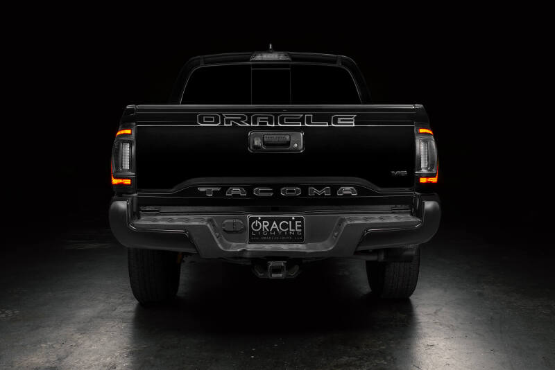 ORACLE Lighting 16-23 Gen 3 Toyota Tacoma Black Series Flush Style LED Tail Lights - 5911-504-T - view 3