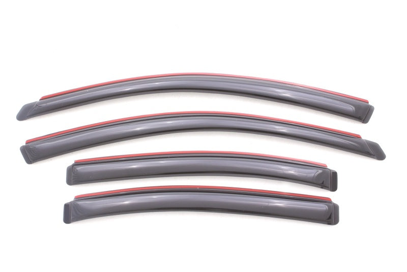 AVS Ventvisor In-Channel Front & Rear Window Deflectors 4pc for 2009-2015 Nissan Maxima - Smoke - view 3
