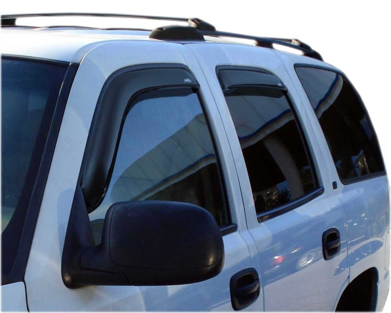 AVS Ventvisor In-Channel Front & Rear Window Deflectors 4pc for 2002-2006 Cadillac Escalade - Smoke - view 3