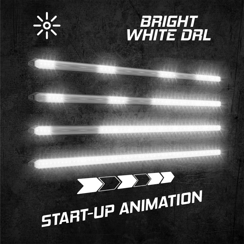 XKGLOW 6 Switchback Grill Lights with Start-up Animation & Sequential Turn Signals - XK041029-6 - view 3