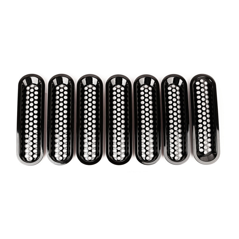 Rugged Ridge Grille Inserts Perforated for 2007-2018 Jeep Wrangler - view 2