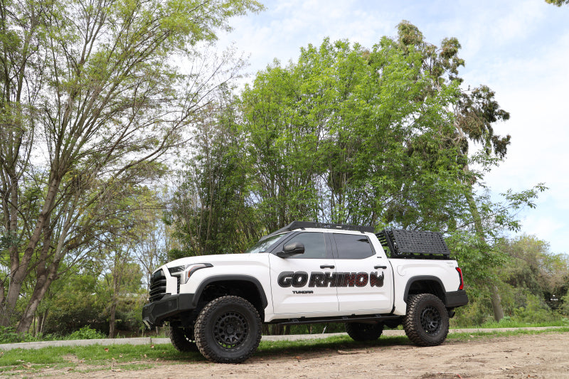 Go Rhino E1 Electric Running Boards, Textured Black - 2022-2023 Toyota Tundra CrewMax - Go Rhino part 20443587PC view 4