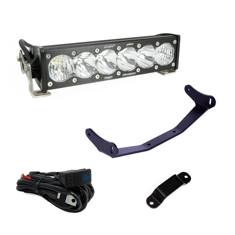 Baja Designs LED Light Kits - UTV & Side-by-Side - Can-Am Maverick R Clear 10in OnX6+ Shock Tower Kit (part 448192)