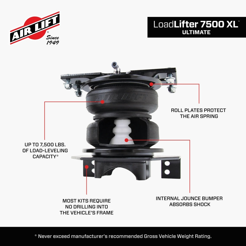 Air Lift LoadLifter 7500 XL Ultimate Air Spring Kit - image 16