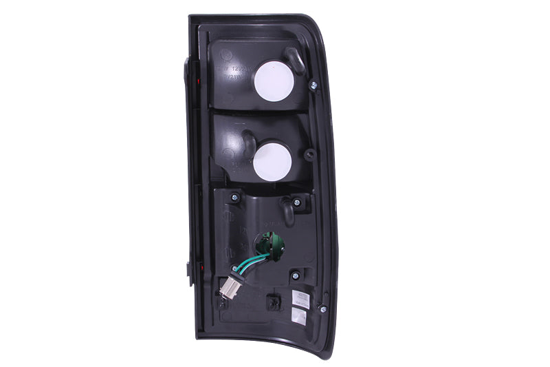 ANZO LED Tail Lights, Chrome Housing, Red/Clear Lens - 1991-1997 Toyota Land Cruiser - ANZO part 311095 view 2