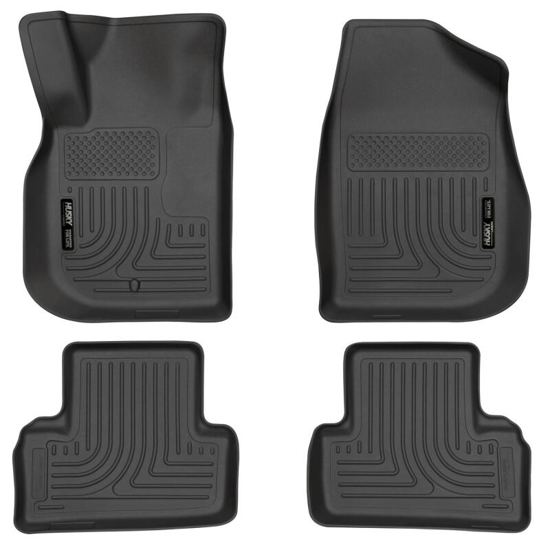 Husky Liners WeatherBeater Floor Liners - Chevy, GMC, Buick & Cadillac - 04-10 Chevrolet Cobalt WeatherBeater Combo Black Floor Liners (part 98101)