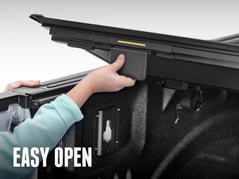 BAKFlip MX4 EZ-Lift Hard Folding Tonneau Cover - 2022+ Toyota Tundra 5ft 7in Bed - BAK part 450440 view 5