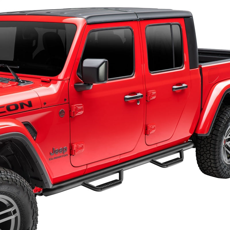 Rugged Ridge Spartan Nerf Bar Black | 2020 Jeep Gladiator JT