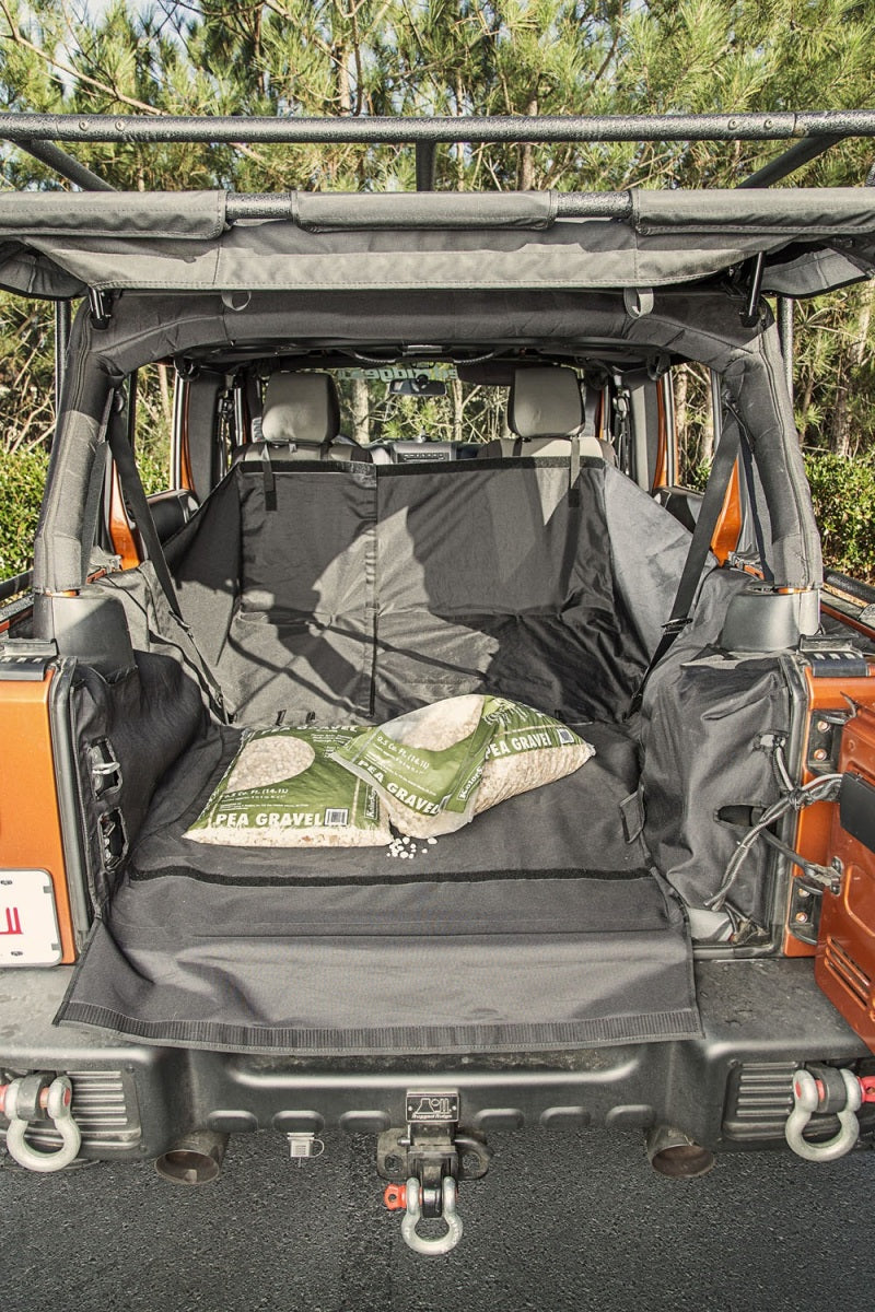 Rugged Ridge C3 Cargo Cover with Subwoofer for 2007-2014 Jeep Wrangler JK Unlimited 4 Door - view 2