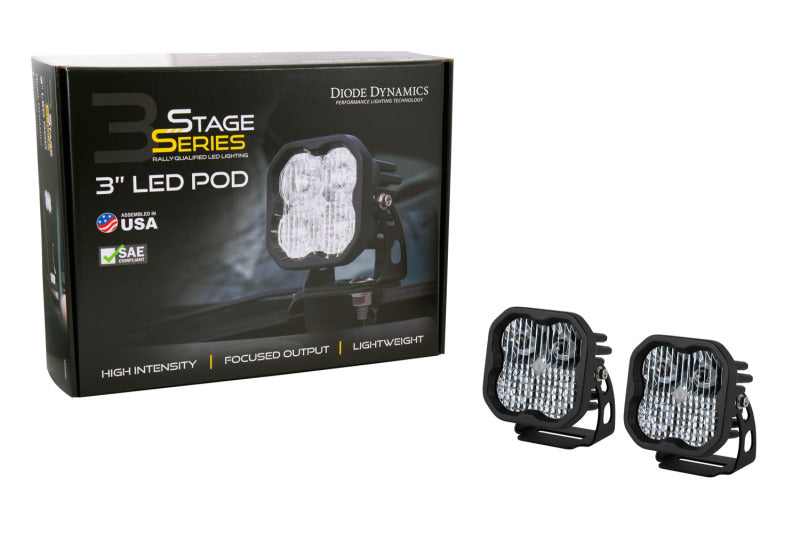 Diode Dynamics 2021 Ford Bronco Sport SS3 LED Ditch Light Kit - White Combo - DD7184 - view 6