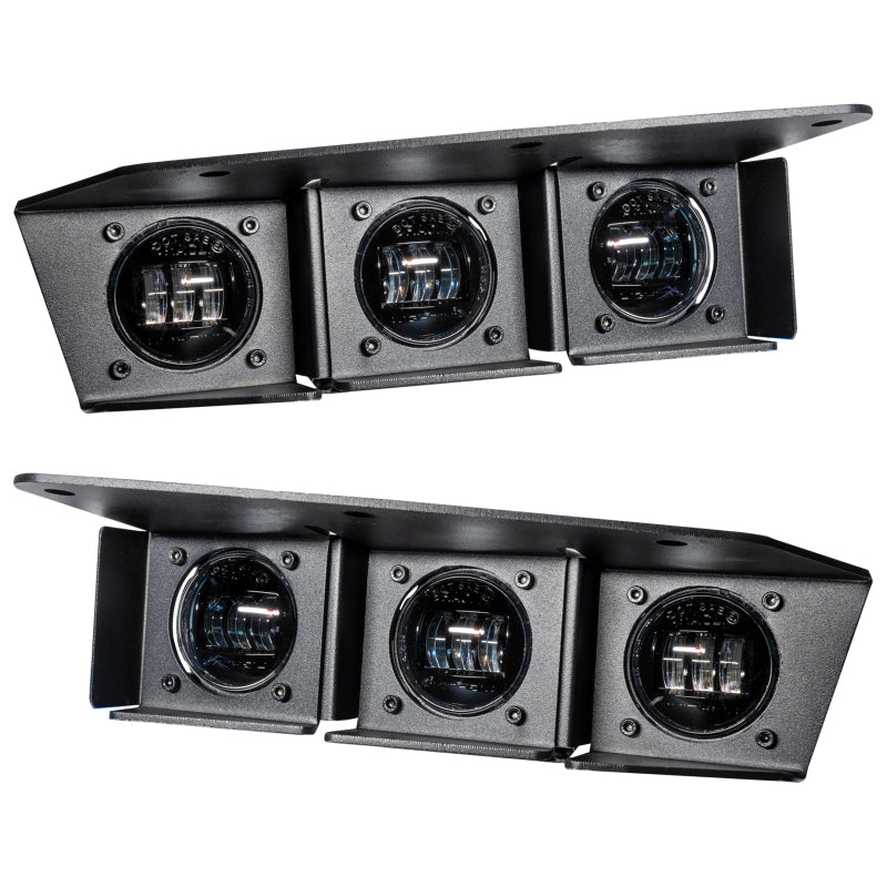 ORACLE Lighting 21-22 Ford Bronco Triple LED Fog Light Kit for Steel Bumper