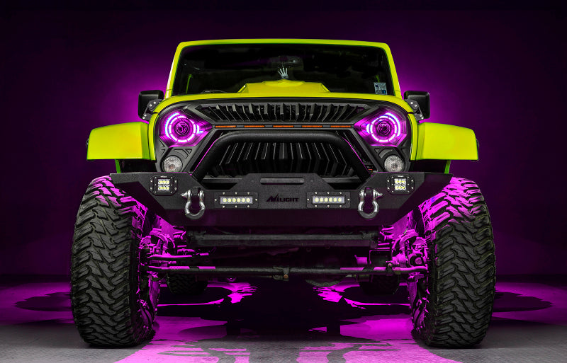 ORACLE Lighting Oculus 7in ColorSHIFT Bi-LED Projector Headlights for Jeep Wrangler JK - 5876-335 - view 2