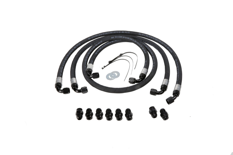 Fleece Performance Allison Transmission Cooler Lines - 2006-2010 Chevy/GMC 2500HD/3500HD 6.6L Duramax LBZ/LMM - Fleece part FPE-TL-LBZ-LMM view 3