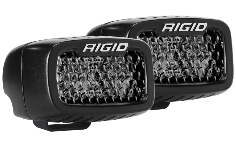 Rigid Industries SR-M PRO Midnight - Diffused (Pair) (part 902513BLK)