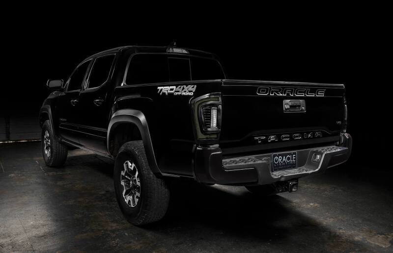 ORACLE Lighting 16-23 Gen 3 Toyota Tacoma Black Series Flush Style LED Tail Lights - 5911-504-T - view 6