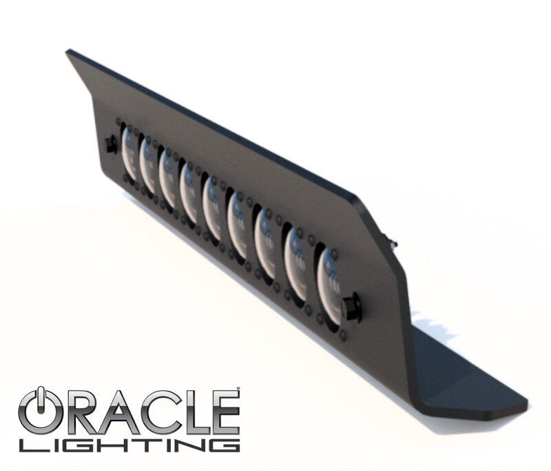 ORACLE Lighting 18-22 Jeep Wrangler JL Skid Plate w/ Integr LED Emitters - Amber - 5883-005 - view 7