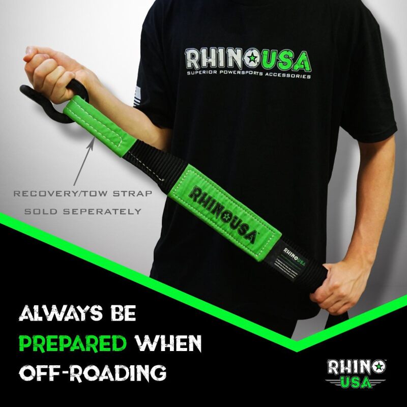 Rhino USA 30Ft Tow Strap/Shackles Combo - RNO-SHACKSTRAP30 - view 3