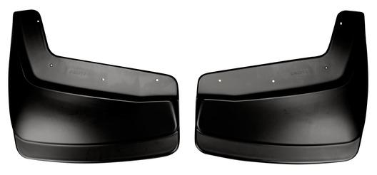Husky Liners Custom-Molded Mud Guards - Ram 2500/3500, Ford Super Duty & GM 2500HD/3500HD - 06-09 Dodge Mega Cab Dually Custom-Molded Rear Mud Guards (part 57121)