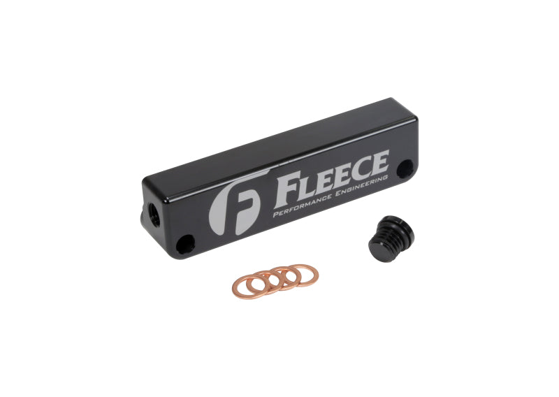 Fleece Performance 4th Gen Fuel Filter Delete - 2010-2012 Ram 2500/3500 6.7L Cummins (4th Gen Filter Housing) - Fleece part FPE-FFD-RO-4G view 2