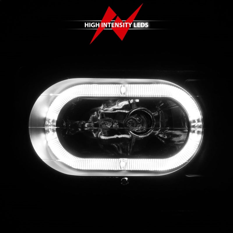 ANZO Crystal Halo Headlights w/ Signal & Side Markers, Black - 1994-1998 Chevy C/K 1500 & C/K 2500, 1994-2000 Chevy C/K 3500, 1994-1999 Chevy Suburban, 1995-1999 Chevy Tahoe, 1994 Chevy Blazer - ANZO part 111507 view 3